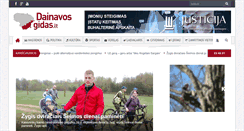 Desktop Screenshot of dainavosgidas.lt